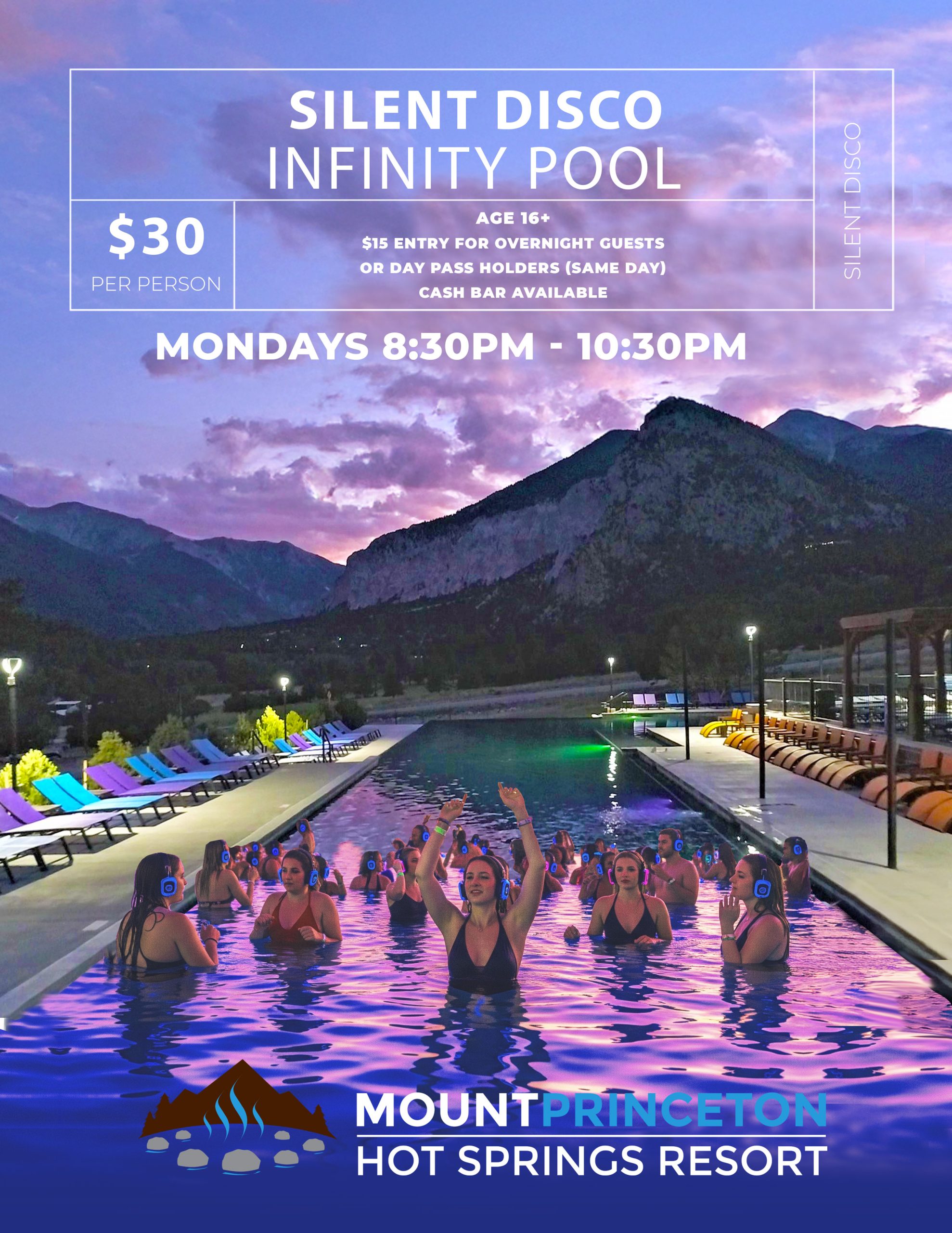 Silent Disco Infinity Pool